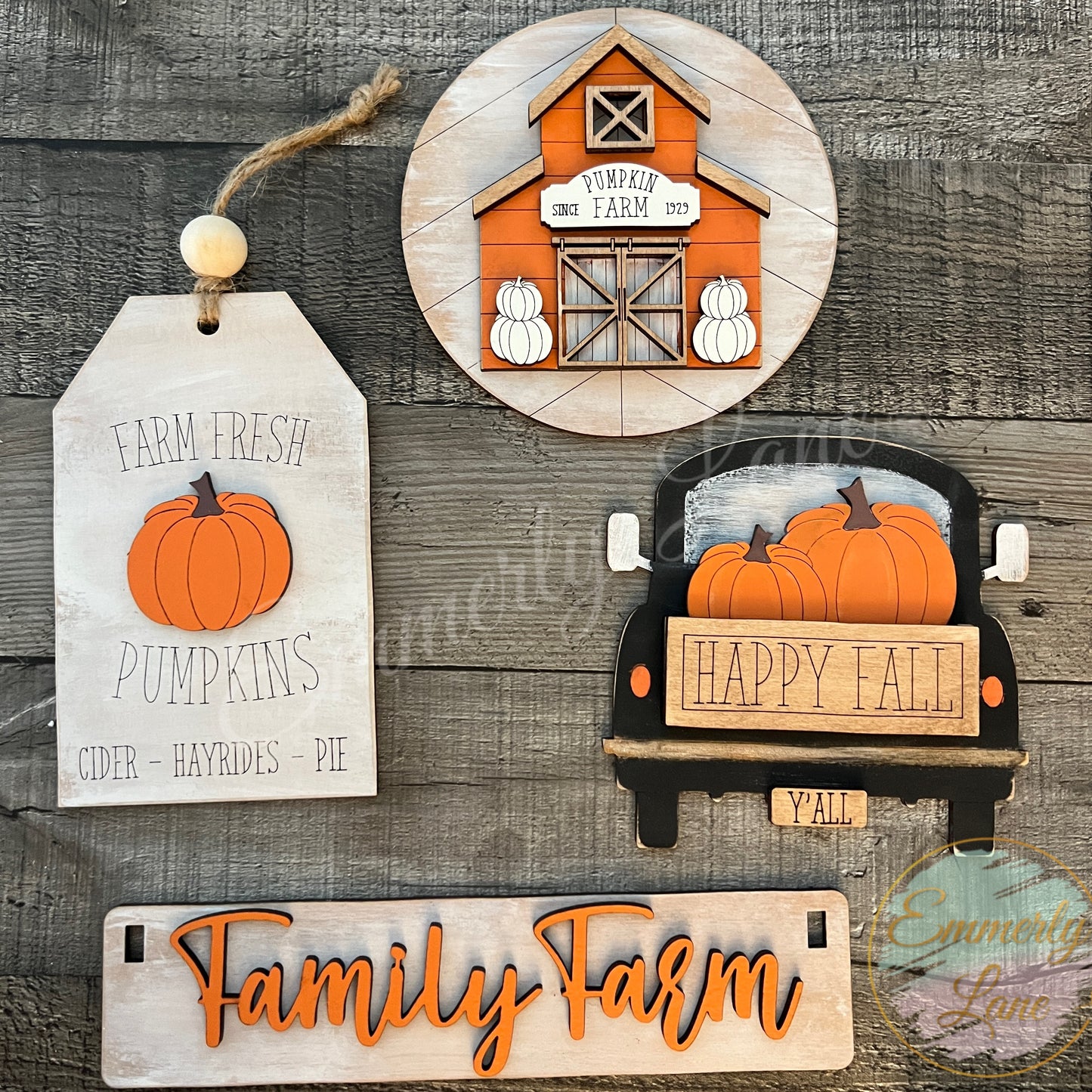 Family Farm Shelf Sitter Kit- Fall Edition