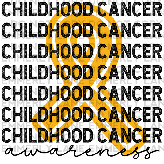 Digital Childhood Cancer Awareness PNG