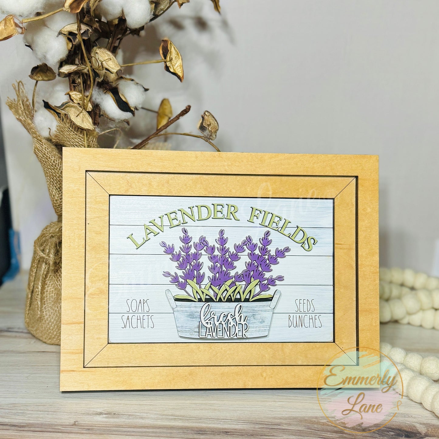 Lavender Fields Insert