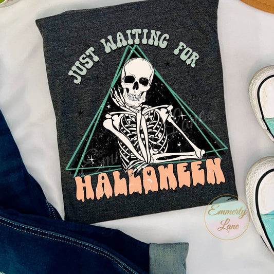 Just waiting for Halloween Shirt