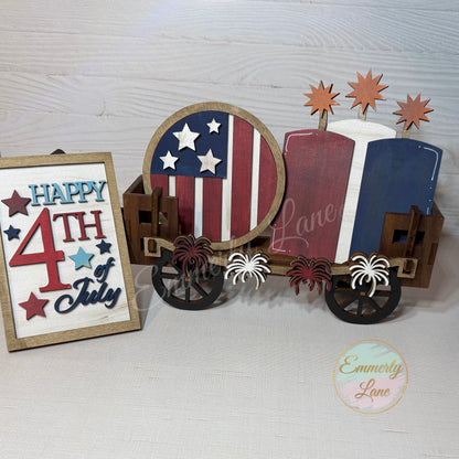 Happy 4th of July Shelf Sitter Kit