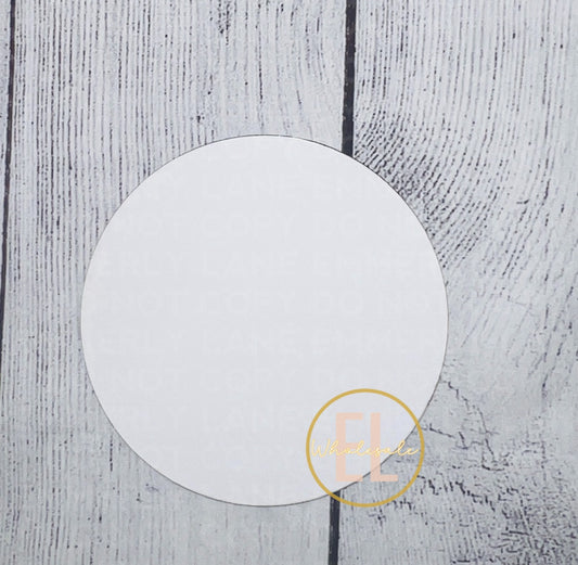 4" Unisub Hardboard Rounds: Sublimation Blanks
