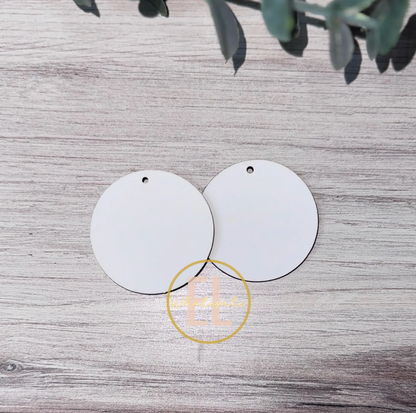 2" Unisub Earring Blanks: Bulk Sublimation Rounds