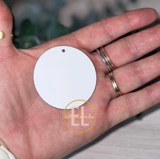 2" Unisub Earring Blanks: Bulk Sublimation Rounds