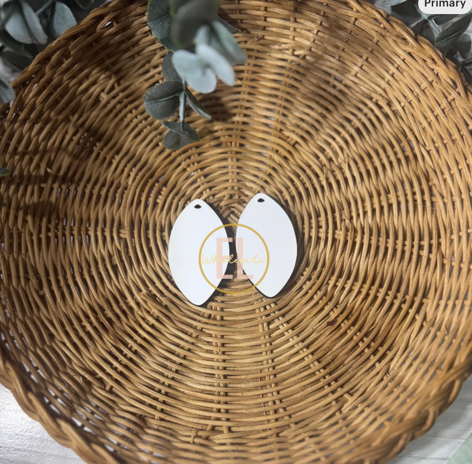 Double Sided Unisub Football Earring Blanks