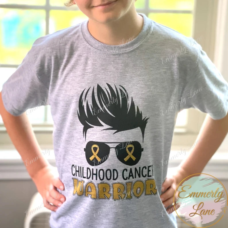 Exclusive Childhood Cancer Warrior (boy) Tee