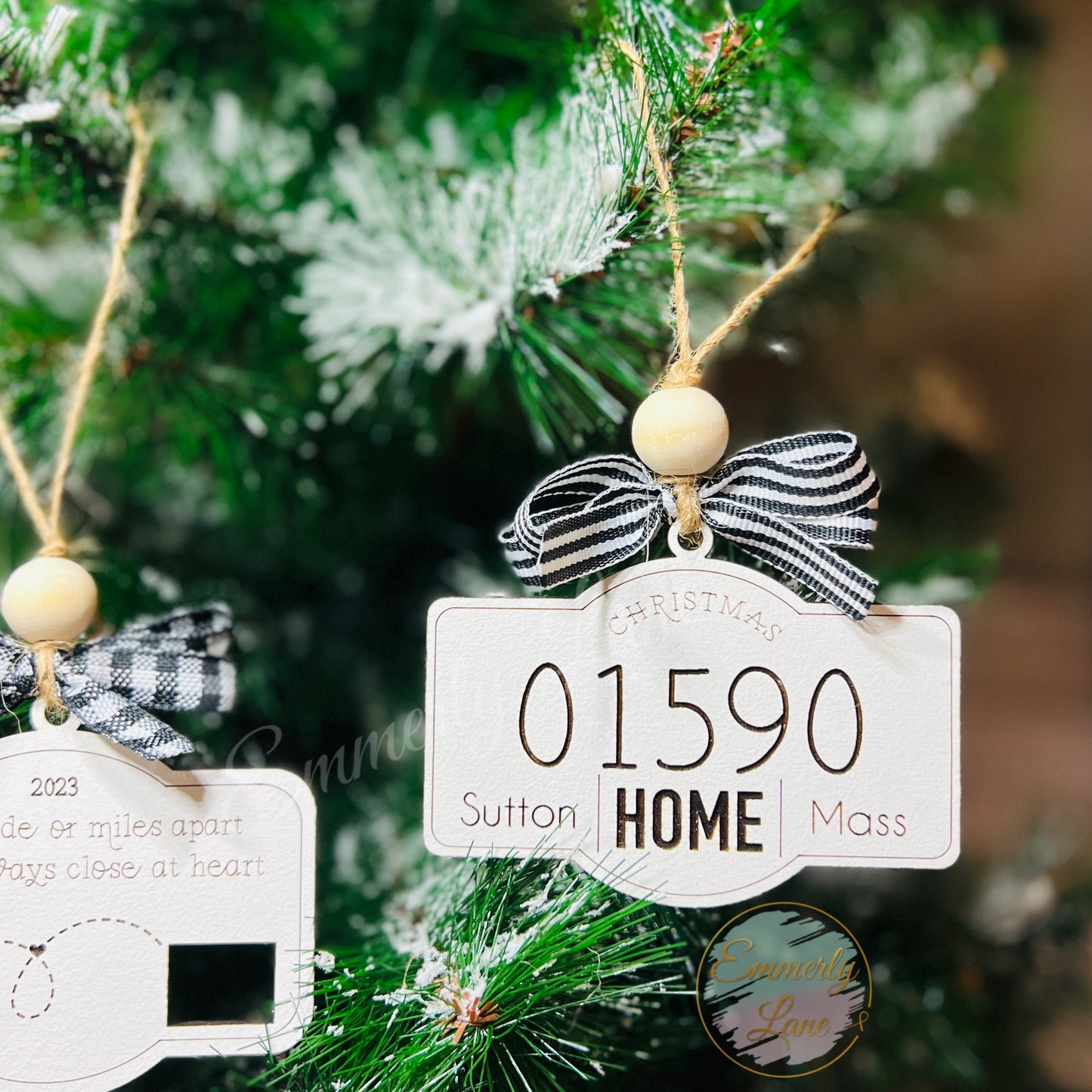 Home Zip Code Ornament