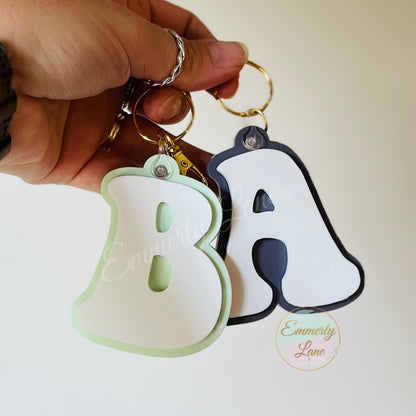 Semi Personalized Acrylic Bag Tag