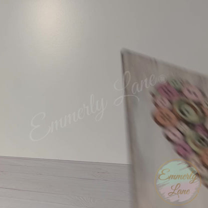 DIY Reversible Heart Button Wood Sign/ Clover Button Wood Sign