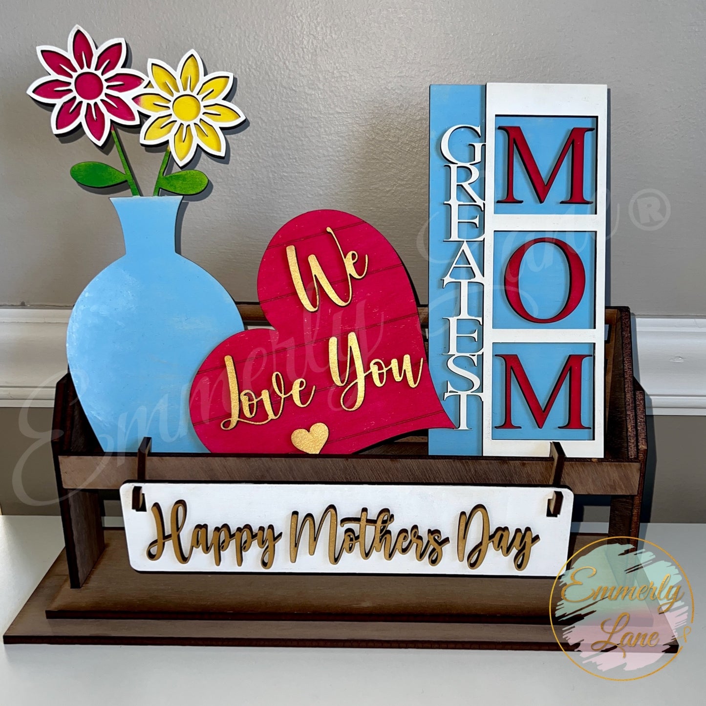 Happy Mother's Day Kit for our interchangeable shelf sitters