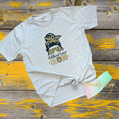 Childhood Cancer Mom Tee