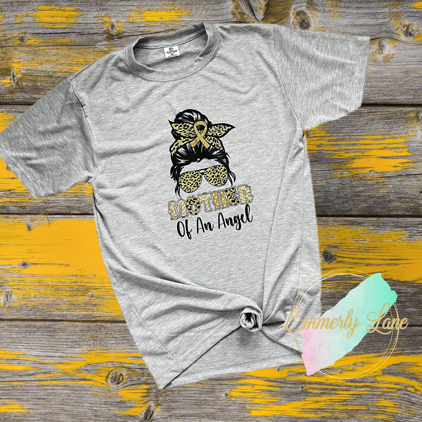 Exclusive Mother of an Angel Tee || Childhood Cancer Awareness Tee