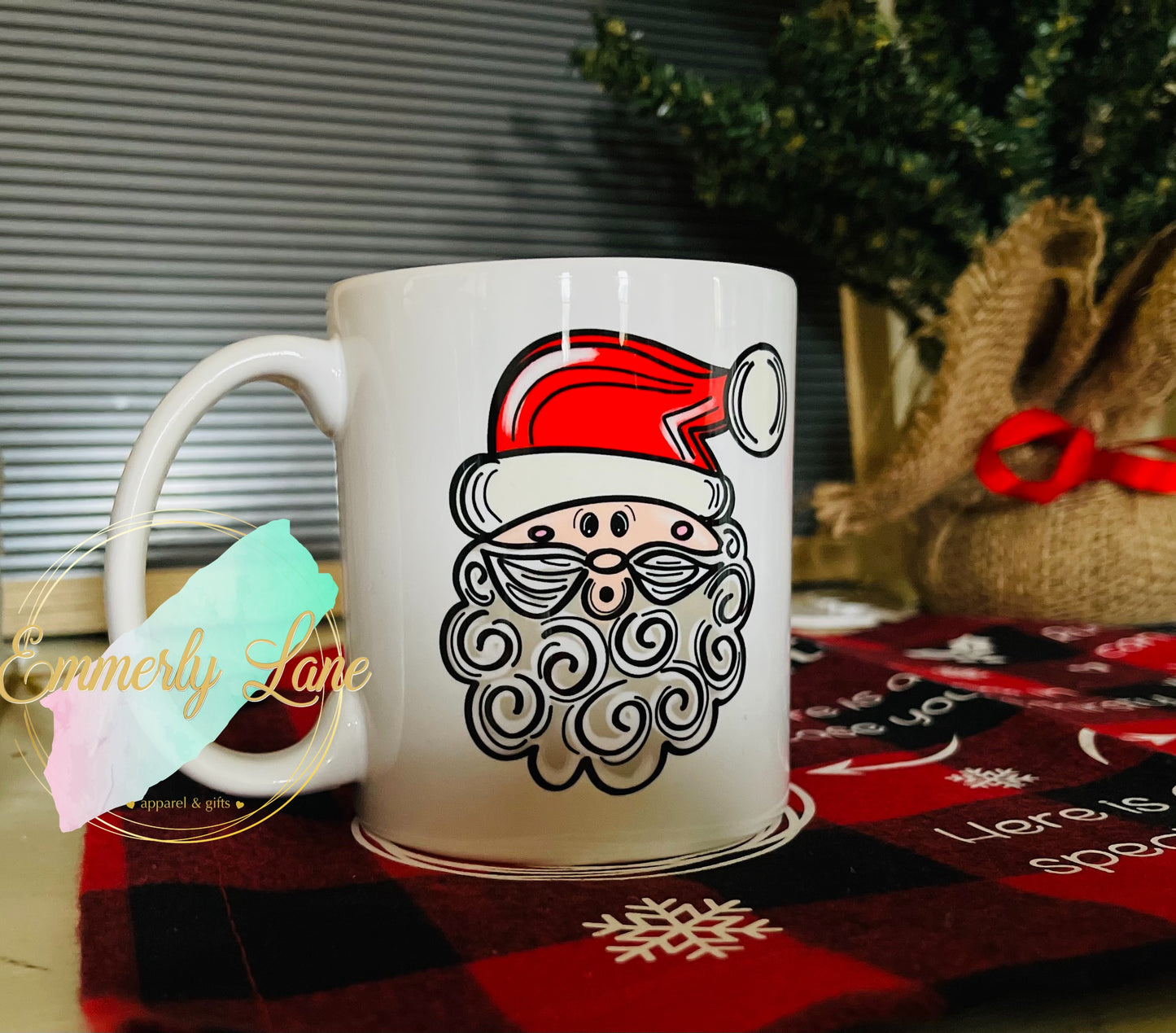 Santa Face 11oz Ceramic Mug