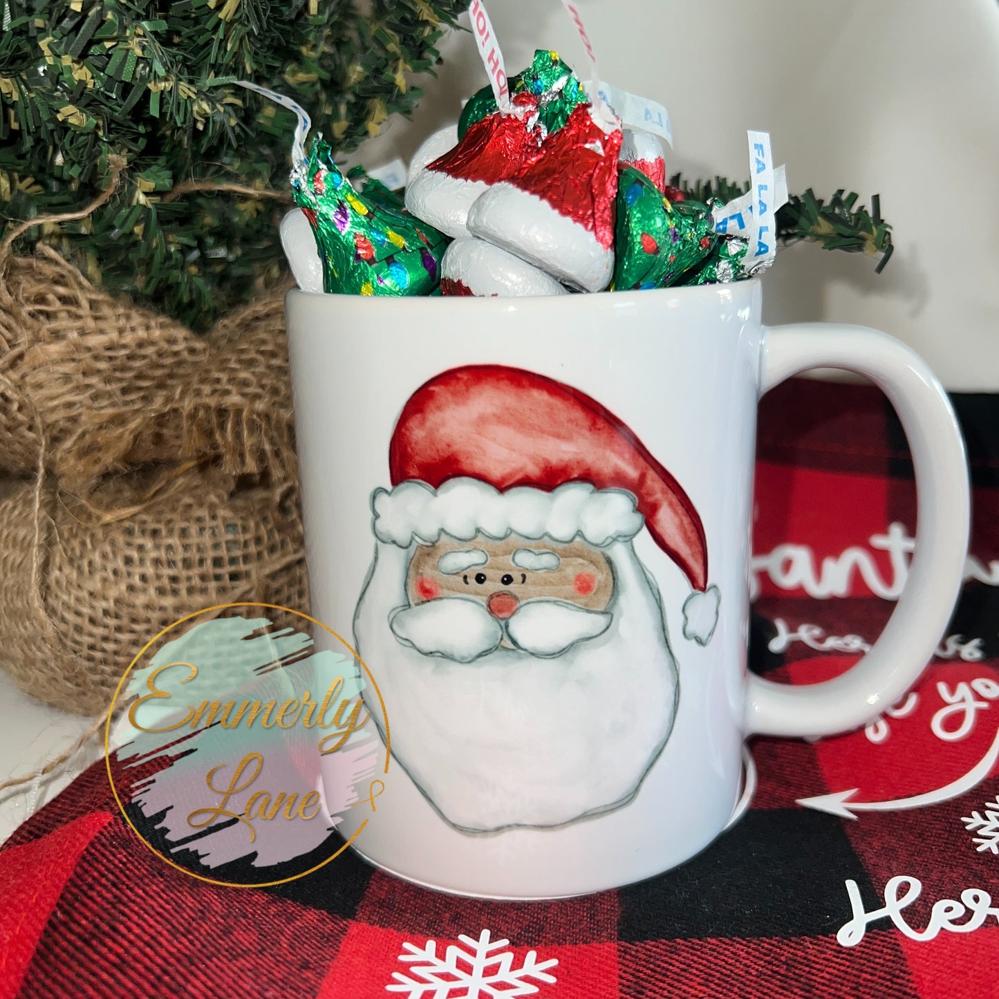 Santa Face 11oz Ceramic Mug