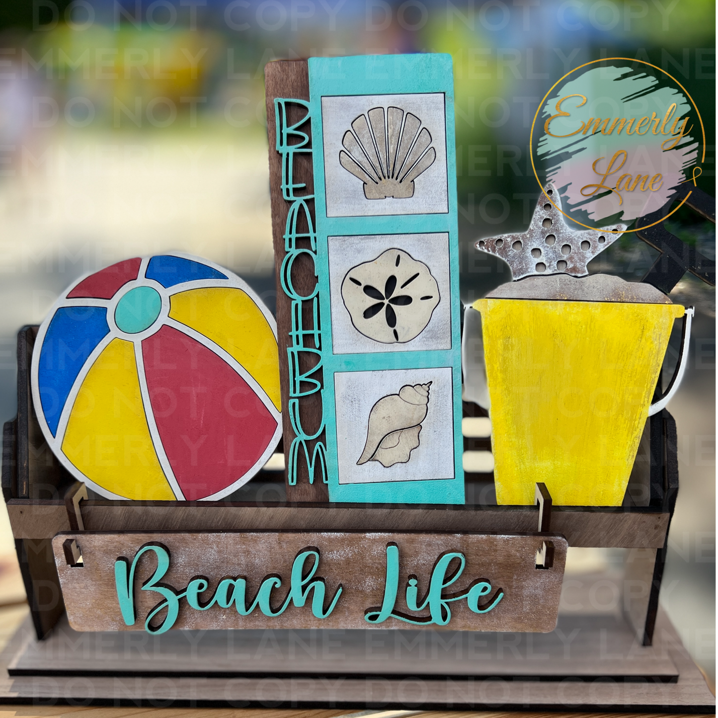 Beach Life Kit for our interchangeable wagon Shelf Sitter