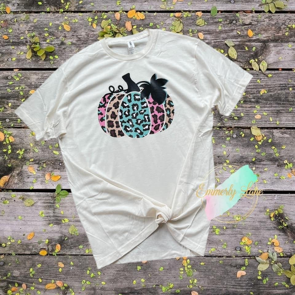 Leopard Pumpkin Tee