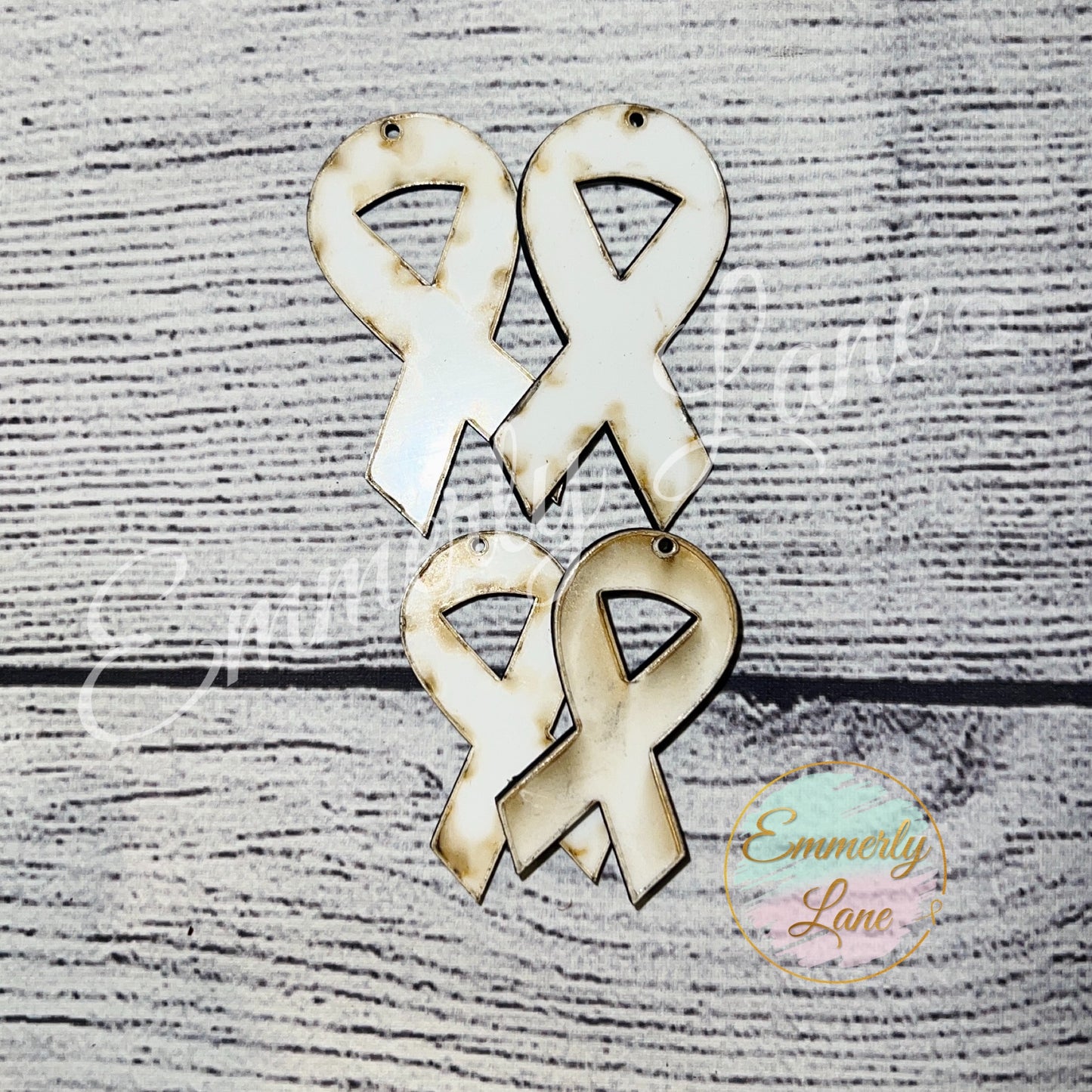 Blank Unisub Ribbon Earrings