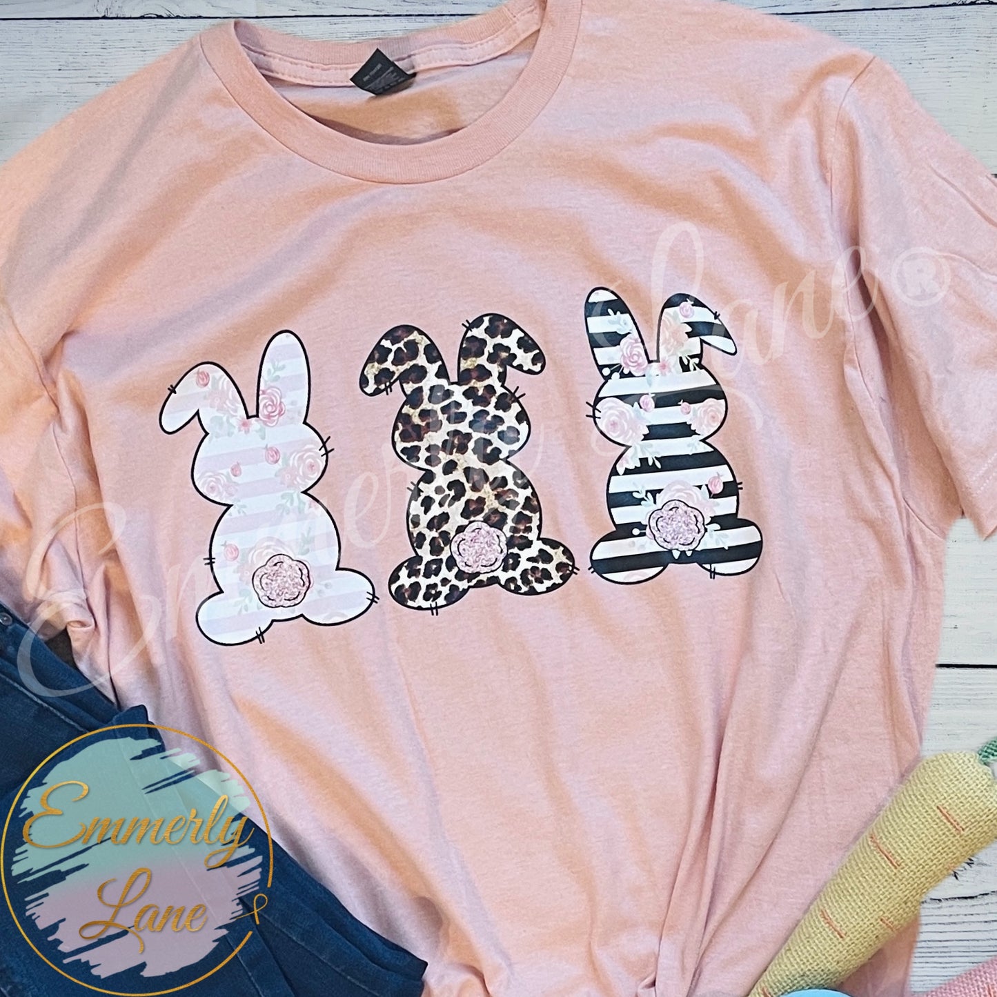 Trio Bunnies Tee