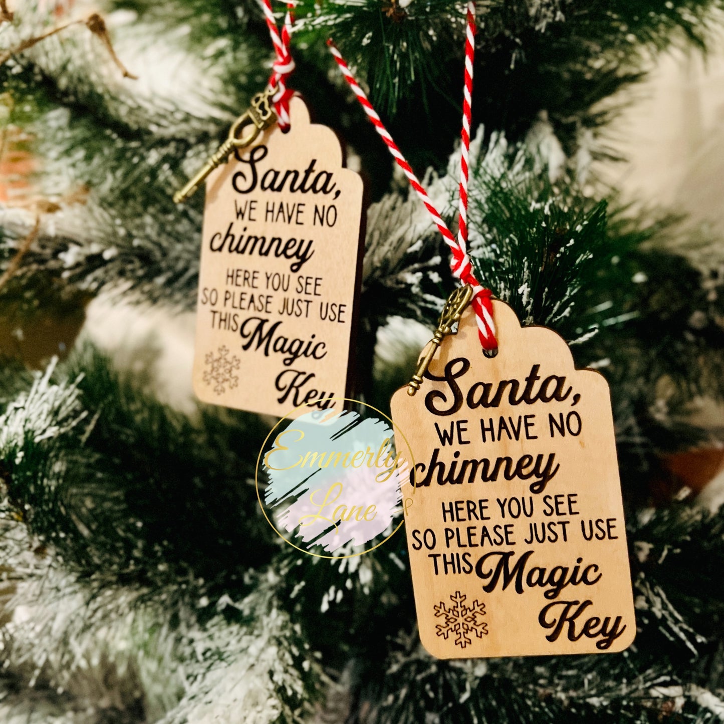 Santa's Magic Key Ornament