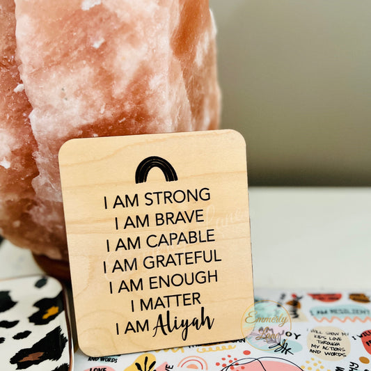 Affirmation Card with stand