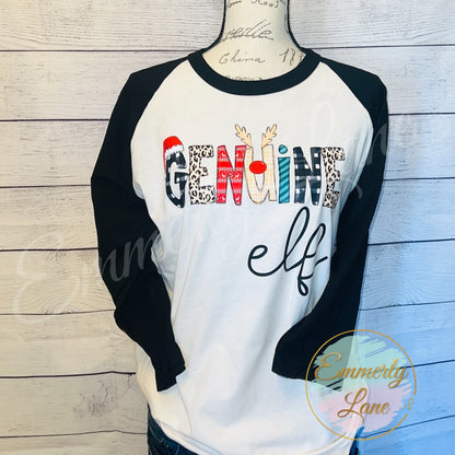 Personalized Elf Raglan kit he