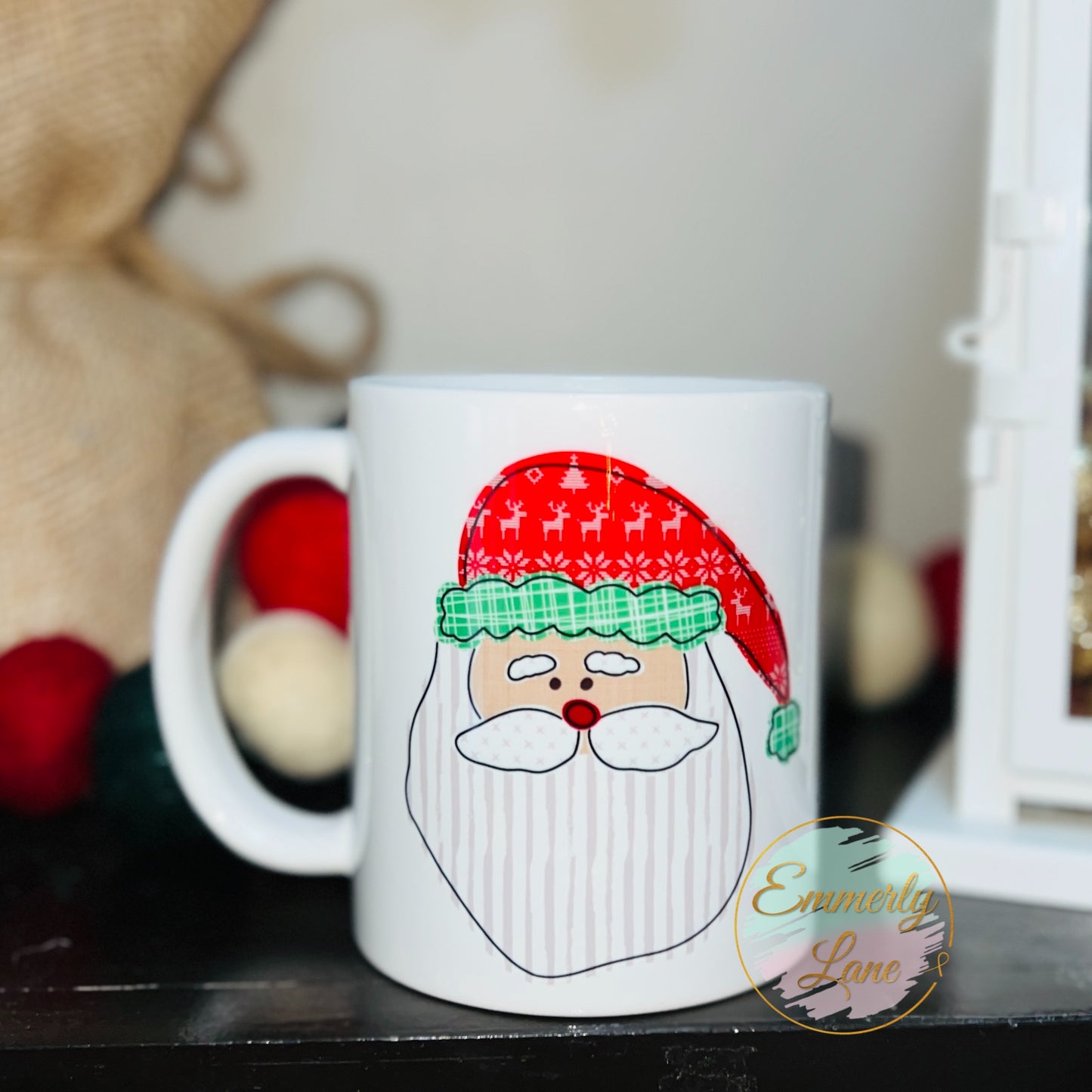 Santa Face 11oz Ceramic Mug