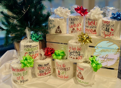 Christmas Gag Gift Toilet Paper