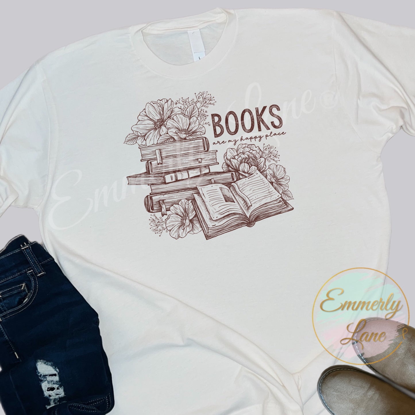 Books are my happy place Tee