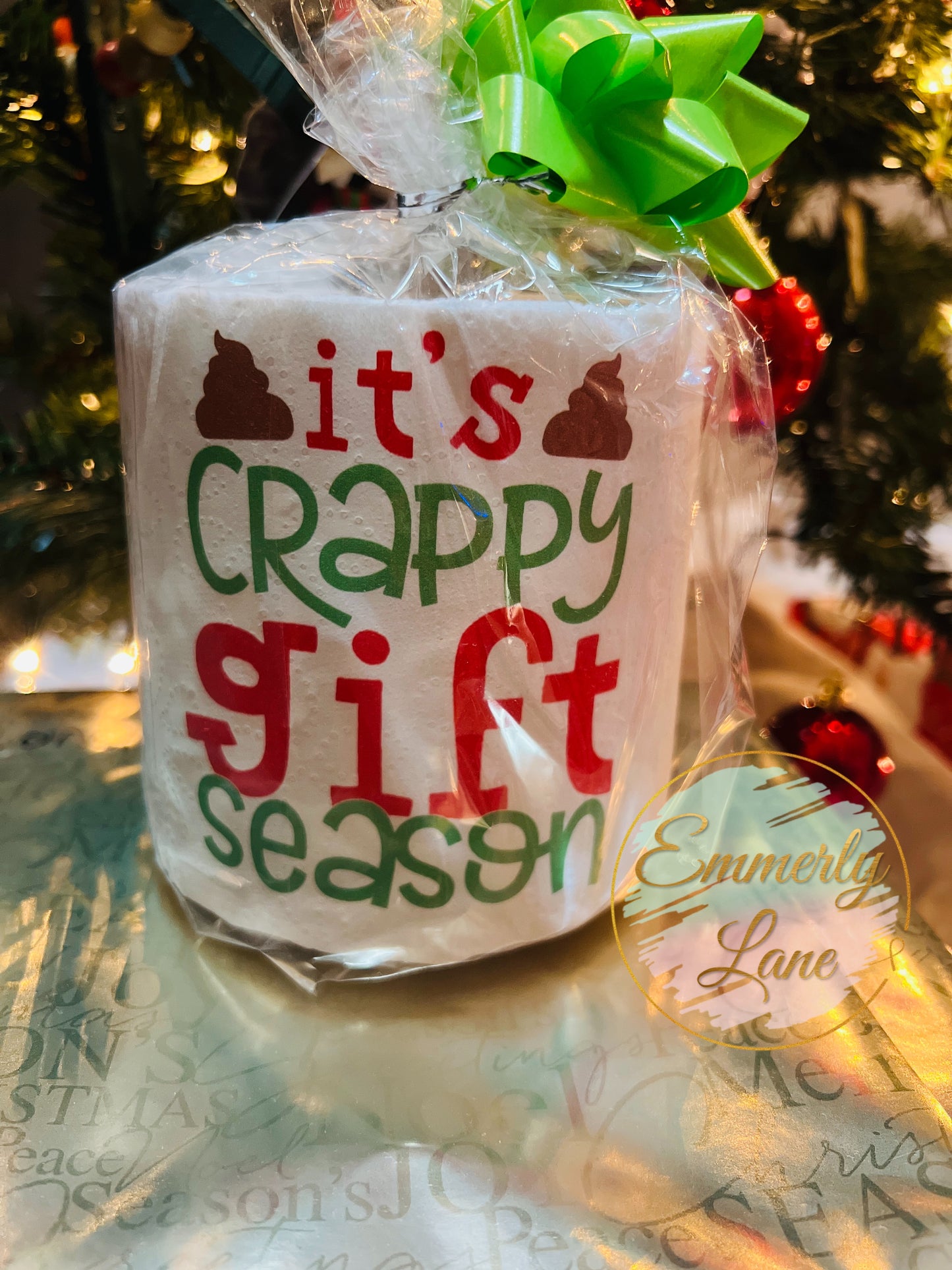 Christmas Gag Gift Toilet Paper