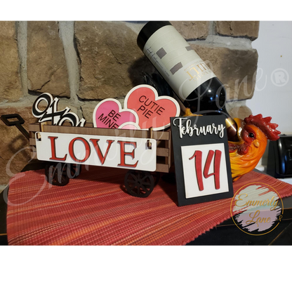 Valentine's Day Kit for our interchangeable shelf sitters