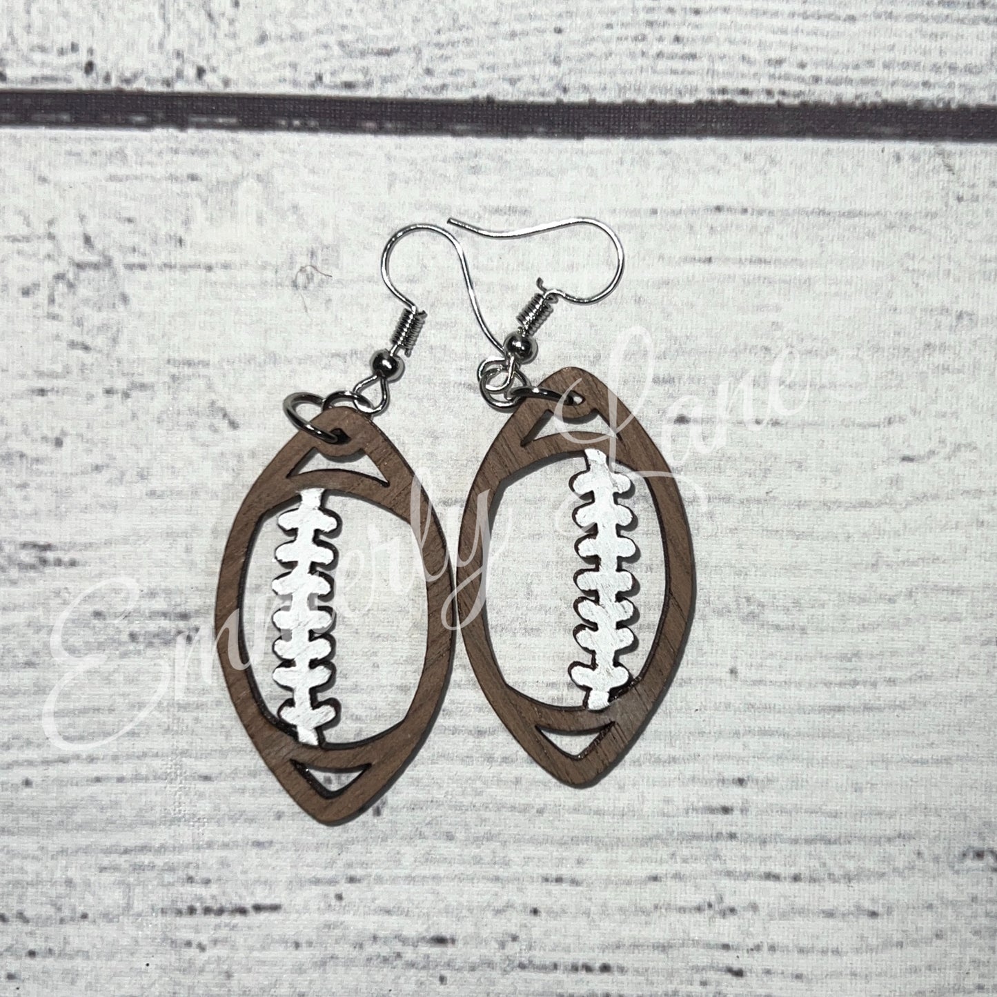 Digital football Earrings SVG