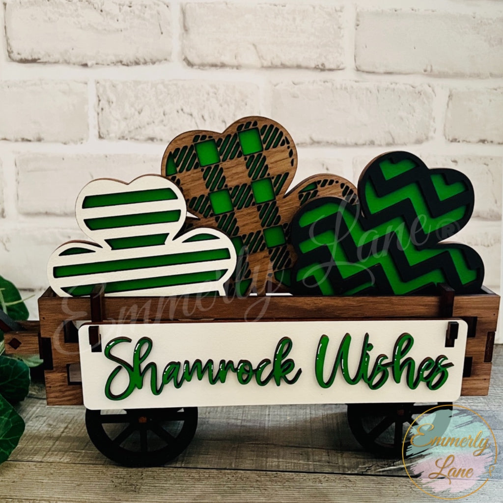 St. Patrick's Day Shamrock Kit for our interchangeable shelf sitters