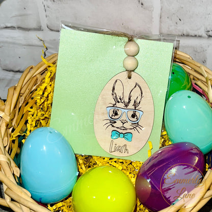 Personalized Bunny Easter Basket Tags