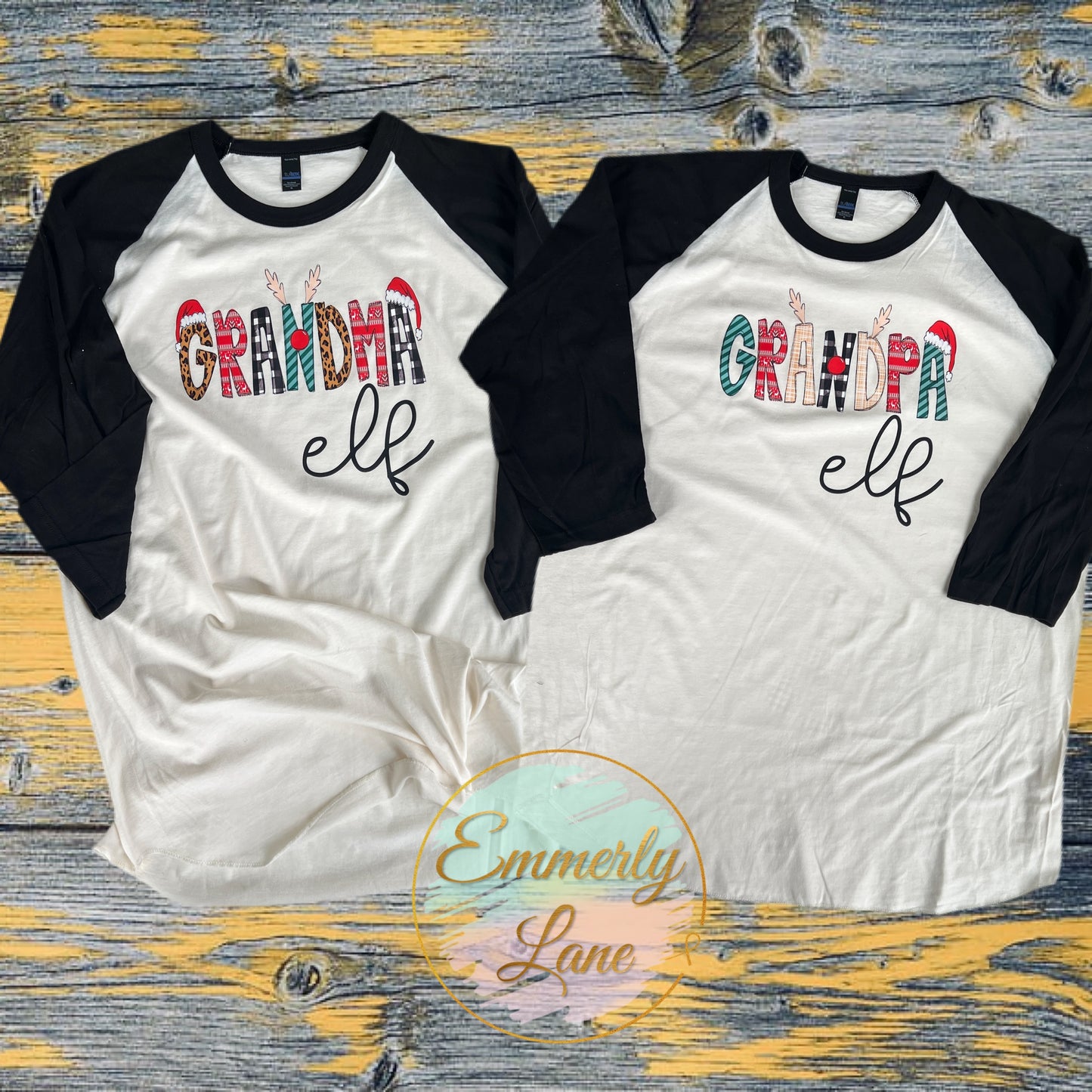 Personalized Elf Raglan kit he