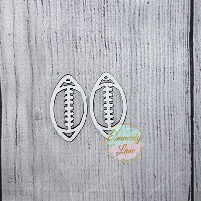 Double Sided Unisub Football Earring Blanks