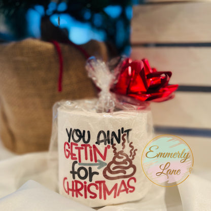 Christmas Gag Gift Toilet Paper