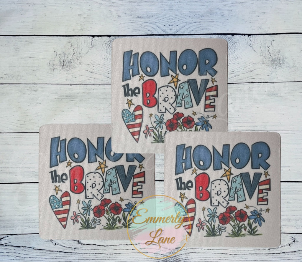 Honor the Brave Coaster