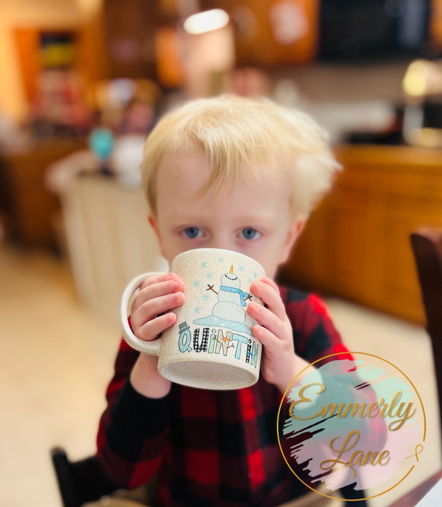 Personalized Snowman Alphabet 11oz Ceramic Mug