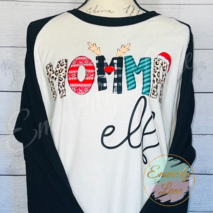 Personalized Elf Raglan kit he